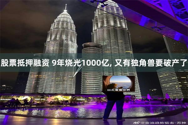 股票抵押融资 9年烧光1000亿, 又有独角兽要破产了
