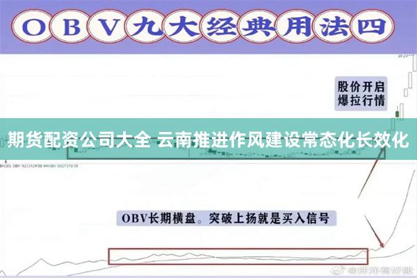 期货配资公司大全 云南推进作风建设常态化长效化